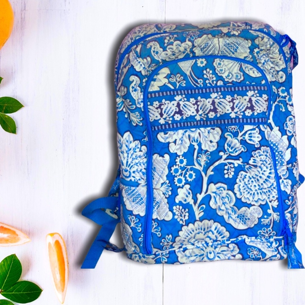 Vera Bradley Blue Commuter Backpack